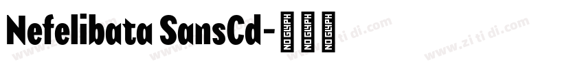 Nefelibata SansCd字体转换